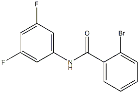 2-bromo-N-(3,5-difluorophenyl)benzamide 구조식 이미지