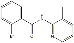 2-bromo-N-(3-methylpyridin-2-yl)benzamide Structure