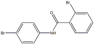 2-bromo-N-(4-bromophenyl)benzamide 구조식 이미지