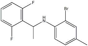 2-bromo-N-[1-(2,6-difluorophenyl)ethyl]-4-methylaniline 구조식 이미지