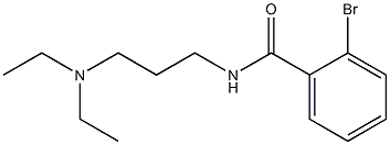 2-bromo-N-[3-(diethylamino)propyl]benzamide 구조식 이미지