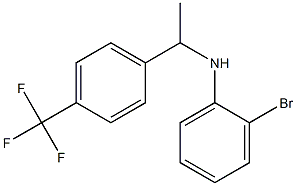 2-bromo-N-{1-[4-(trifluoromethyl)phenyl]ethyl}aniline 구조식 이미지