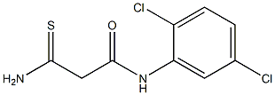 2-carbamothioyl-N-(2,5-dichlorophenyl)acetamide 구조식 이미지