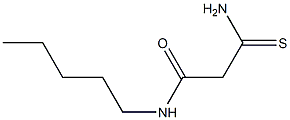 2-carbamothioyl-N-pentylacetamide 구조식 이미지