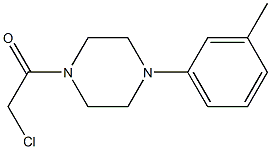 2-chloro-1-[4-(3-methylphenyl)piperazin-1-yl]ethan-1-one Structure