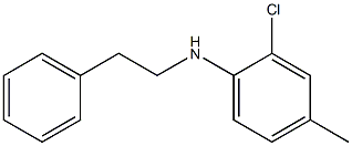 2-chloro-4-methyl-N-(2-phenylethyl)aniline 구조식 이미지