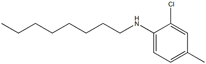2-chloro-4-methyl-N-octylaniline 구조식 이미지