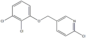 2-chloro-5-(2,3-dichlorophenoxymethyl)pyridine Structure