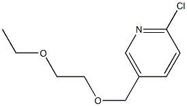 2-chloro-5-[(2-ethoxyethoxy)methyl]pyridine Structure