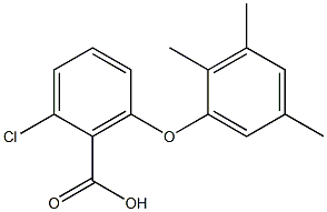 2-chloro-6-(2,3,5-trimethylphenoxy)benzoic acid Structure