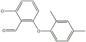 2-chloro-6-(2,4-dimethylphenoxy)benzaldehyde 구조식 이미지