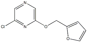 2-chloro-6-(2-furylmethoxy)pyrazine Structure