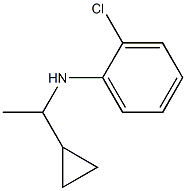 2-chloro-N-(1-cyclopropylethyl)aniline 구조식 이미지
