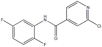 2-chloro-N-(2,5-difluorophenyl)pyridine-4-carboxamide Structure