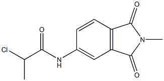 2-chloro-N-(2-methyl-1,3-dioxo-2,3-dihydro-1H-isoindol-5-yl)propanamide Structure