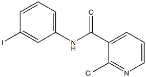 2-chloro-N-(3-iodophenyl)pyridine-3-carboxamide 구조식 이미지