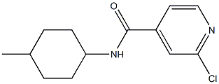 2-chloro-N-(4-methylcyclohexyl)pyridine-4-carboxamide Structure