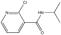 2-chloro-N-(propan-2-yl)pyridine-3-carboxamide 구조식 이미지