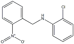 2-chloro-N-[(2-nitrophenyl)methyl]aniline 구조식 이미지
