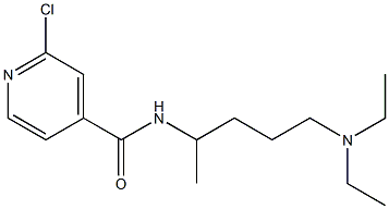 2-chloro-N-[5-(diethylamino)pentan-2-yl]pyridine-4-carboxamide Structure