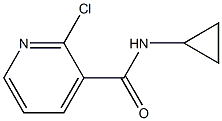 2-chloro-N-cyclopropylpyridine-3-carboxamide 구조식 이미지