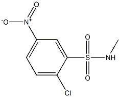 2-chloro-N-methyl-5-nitrobenzene-1-sulfonamide Structure