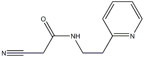 2-cyano-N-(2-pyridin-2-ylethyl)acetamide Structure
