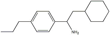 2-cyclohexyl-1-(4-propylphenyl)ethan-1-amine Structure