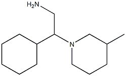 2-cyclohexyl-2-(3-methylpiperidin-1-yl)ethanamine 구조식 이미지