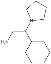 2-cyclohexyl-2-pyrrolidin-1-ylethanamine Structure