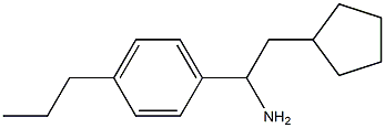 2-cyclopentyl-1-(4-propylphenyl)ethan-1-amine 구조식 이미지