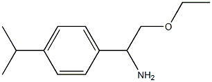 2-ethoxy-1-[4-(propan-2-yl)phenyl]ethan-1-amine 구조식 이미지