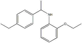 2-ethoxy-N-[1-(4-ethylphenyl)ethyl]aniline Structure