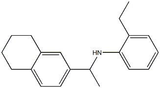 2-ethyl-N-[1-(5,6,7,8-tetrahydronaphthalen-2-yl)ethyl]aniline Structure