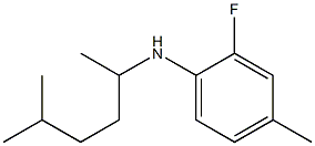 2-fluoro-4-methyl-N-(5-methylhexan-2-yl)aniline Structure