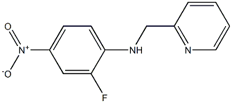 2-fluoro-4-nitro-N-(pyridin-2-ylmethyl)aniline Structure