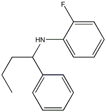 2-fluoro-N-(1-phenylbutyl)aniline Structure