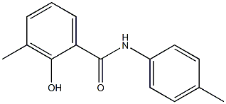 2-hydroxy-3-methyl-N-(4-methylphenyl)benzamide 구조식 이미지