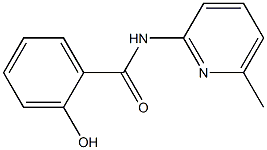 2-hydroxy-N-(6-methylpyridin-2-yl)benzamide 구조식 이미지