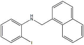 2-iodo-N-(naphthalen-1-ylmethyl)aniline 구조식 이미지