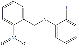 2-iodo-N-[(2-nitrophenyl)methyl]aniline Structure