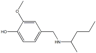 2-methoxy-4-[(pentan-2-ylamino)methyl]phenol 구조식 이미지