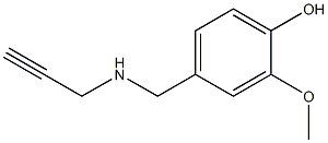 2-methoxy-4-[(prop-2-yn-1-ylamino)methyl]phenol 구조식 이미지