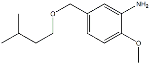 2-methoxy-5-[(3-methylbutoxy)methyl]aniline 구조식 이미지