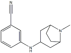 3-({8-methyl-8-azabicyclo[3.2.1]octan-3-yl}amino)benzonitrile Structure