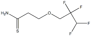 3-(2,2,3,3-tetrafluoropropoxy)propanethioamide Structure