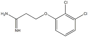 3-(2,3-dichlorophenoxy)propanimidamide 구조식 이미지