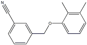 3-(2,3-dimethylphenoxymethyl)benzonitrile 구조식 이미지