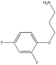 3-(2,4-difluorophenoxy)propan-1-amine Structure