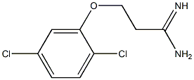 3-(2,5-dichlorophenoxy)propanimidamide 구조식 이미지